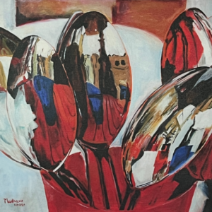 Reflections in Silver - Print on Canvas